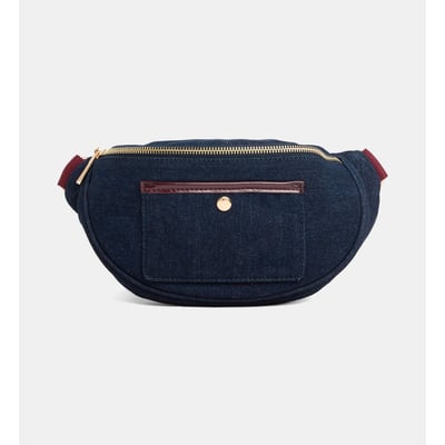 Sac banane almaz coton denim GALERIES LAFAYETTE