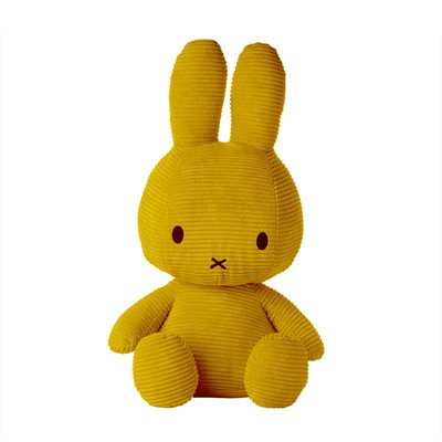 Peluche géante lapin Miffy velours côtelé 70 cm BON TON TOYS