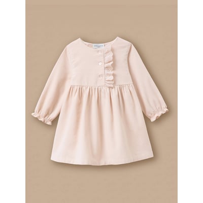 Robe velours et broderie CYRILLUS