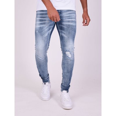 Jean skinny usé wash blanchi PROJECT X
