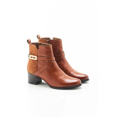 Boots femme bi matiere La Redoute