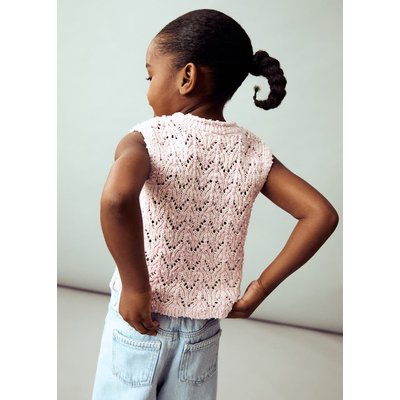 Top maille ajourée MANGO BABY