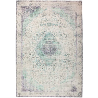 Tapis rectangulaire tissé main en acrylique vintage 8401 ARTE ESPINA