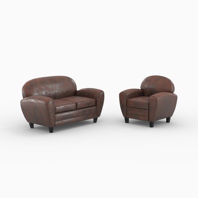 Ensemble canapé et fauteuil 3 places - Club - CLUB RENDEZ-VOUS DÉCO