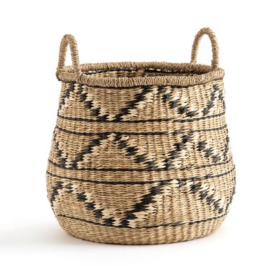 Panier rond en jonc de mer, Zac LA REDOUTE INTERIEURS