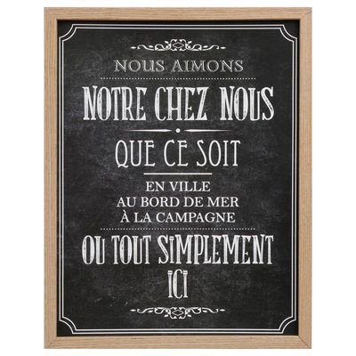 Cadre déco BISTROT ATMOSPHERA