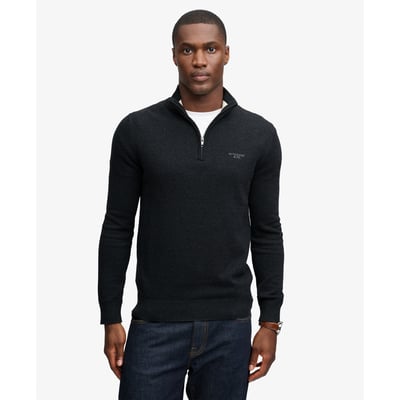 Pull Prep Essential Half Zip coupe ajustée SUPERDRY