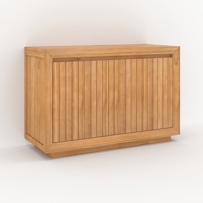 Meuble de salle de bain en bois de teck 120 cm - PERNELLE RENDEZ-VOUS DÉCO
