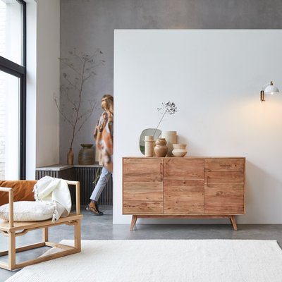 Buffet en acacia massif 150 cm OSLO TIKAMOON