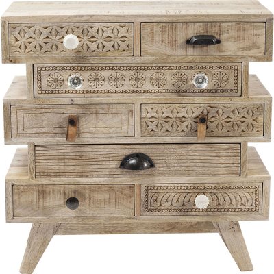 Commode 8 tiroirs en manguier, PURO KARE DESIGN