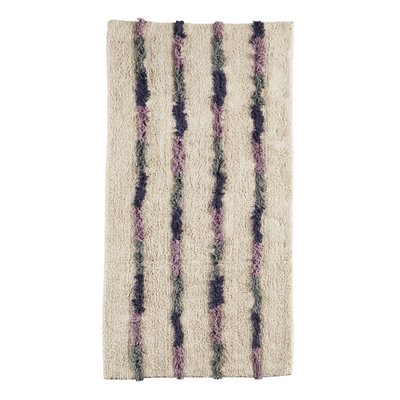 Tapis tufté rayé coton MADAM STOLTZ