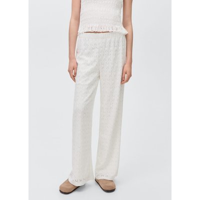 Pantalon broderie suisse MANGO TEEN