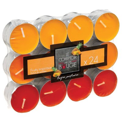 Bougies chauffe-plat parfumées boite de 24 pièces NINA ATMOSPHERA