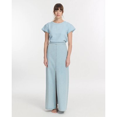 Jupe trapeze taille haute maxi LABDIP