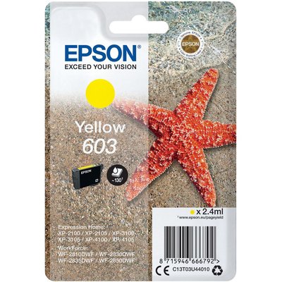 Cartouche d'encre 603 Jaune Etoile de Mer EPSON