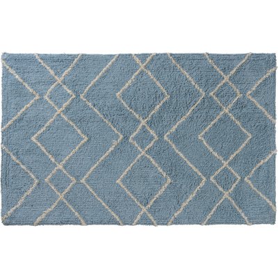 Tapis déco en coton tufté fil doré FES GUY LEVASSEUR