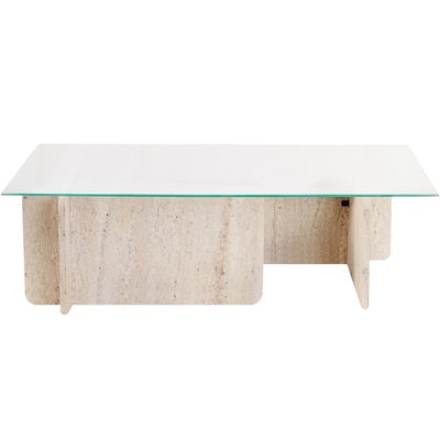 Table basse rectangulaire en verre - NAELIS HOMIFAB