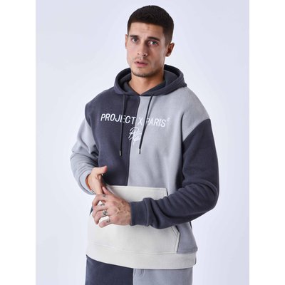 Sweat à Capuche tricolore en maille PROJECT X