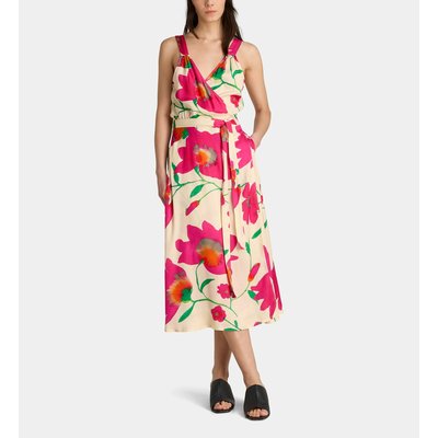 Robe Mi Longue Portefeuille Cyclade Bretelles GALERIES LAFAYETTE