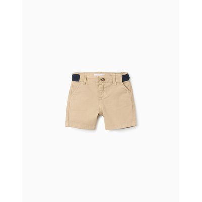 Short en Sergé avec Taille Contrastée ZIPPY