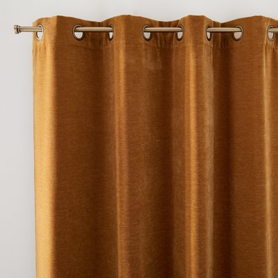 Rideau chenille aspect velours oeillets, Calda LA REDOUTE INTERIEURS