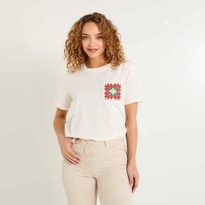 T-shirt poche crochet GRAIN DE MALICE