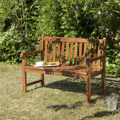 Banc de jardin teck huilé 120 cm SUMMER PIER IMPORT