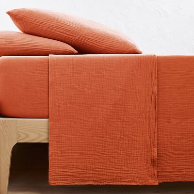 Drap plat uni gaze de coton, Kumla LA REDOUTE INTERIEURS