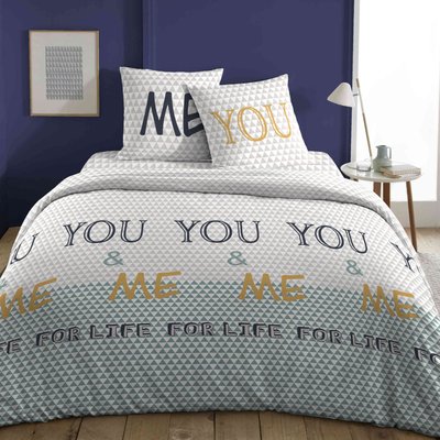Parure de lit YOU AND ME TERRE DE NUIT
