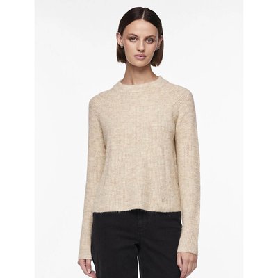Feintrickpullover mit rundem Ausschnitt PIECES