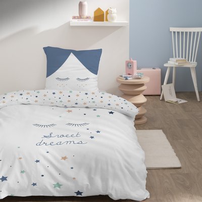 Parure de lit imprimée 100% coton, SWEET DREAMS MATT ET ROSE