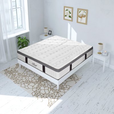 Ensemble Matelas Mémoire  sommier kit ALTESSE MAISON AUBERTIN