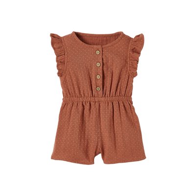 Combi-short en gaze de coton VERTBAUDET