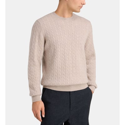 Pull droit cachcables torsadé cachemire GALERIES LAFAYETTE