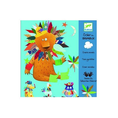 Stickers créer avec des gomettes DJECO