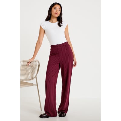 Pantalon large taille haute CACHE CACHE