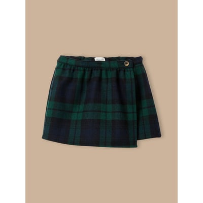 Jupe short imprimé tartan CYRILLUS