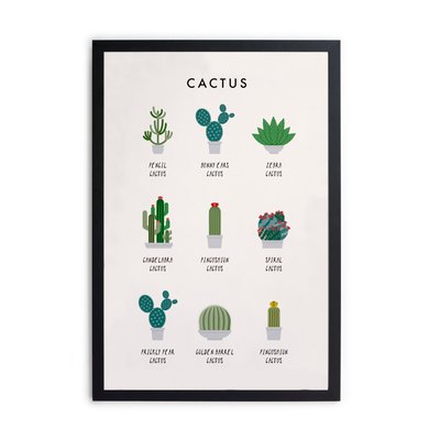 Tableau avec cadre Cactus REALLY NICE THINGS