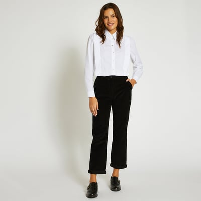 Pantalon en velours droit en coton BIO GOTS MONOPRIX