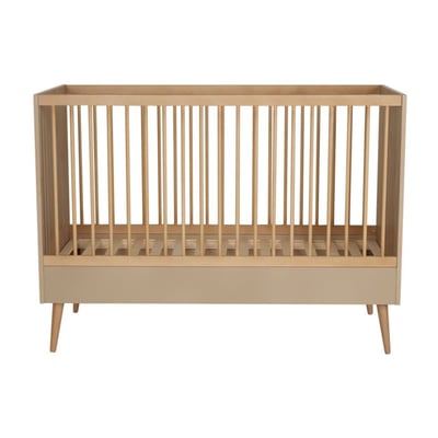 Lit bébé 70x140 cm évolutif en lit enfant Cocoon Latte QUAX