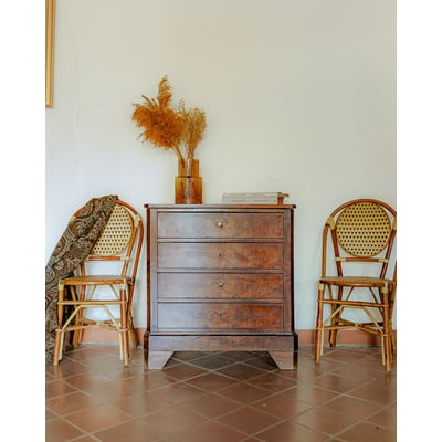 Commode en chêne foncé Garance N°697 - Bon état DEBONGOUT