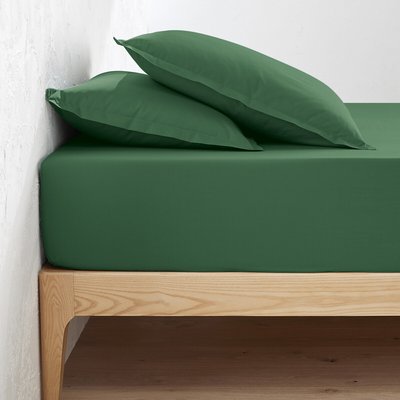 Drap housse en percale coton bonnet 30 cm Scenario LA REDOUTE INTERIEURS