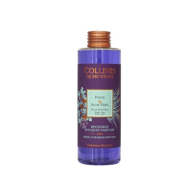 Recharge Diffuseur de parfum Colorée  FIGUE & ALOE VERA COLLINES DE PROVENCE