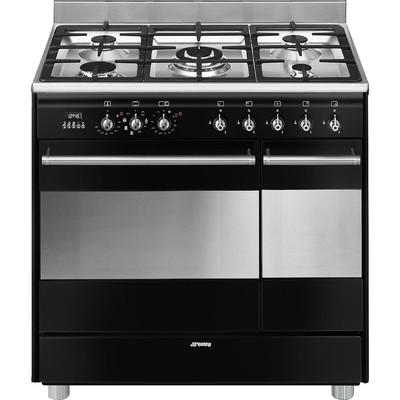 Piano de cuisson gaz 5 feux 90 cm SCB92M SMEG