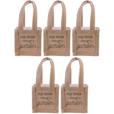 Sac à plantation en jute plastifiée My Little Market (Lot de 5) CMP