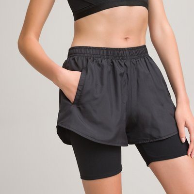 Short de deporte 2 en 1 LA REDOUTE COLLECTIONS