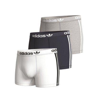 Boxers, lot de 3, comfort cotton flex 3 stripes adidas Performance