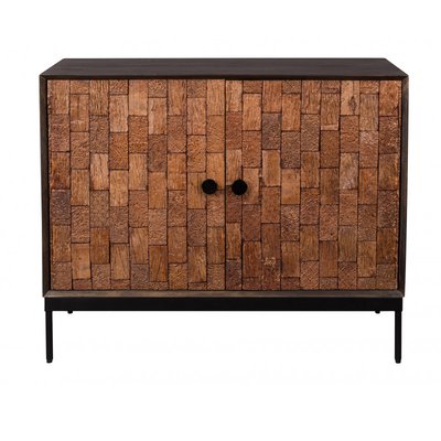 Buffet design 2 portes en bois de manguier - Chisel - DUTCHBONE