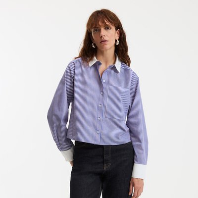 Camisa de rayas, corta y amplia LA REDOUTE COLLECTIONS