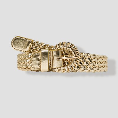 Ceinture tressée dorée PROMOD